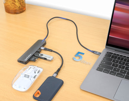 USB-C PD 7-in-1 HDMI 4K Docking Station / Multiport Hub Image 4