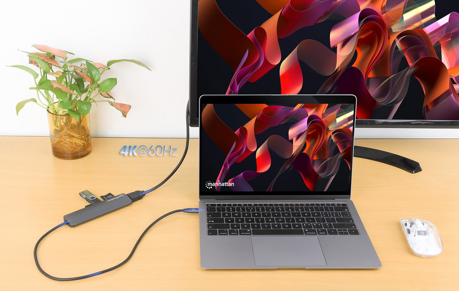 USB-C PD 7-in-1 HDMI 4K Docking Station / Multiport Hub Image 6