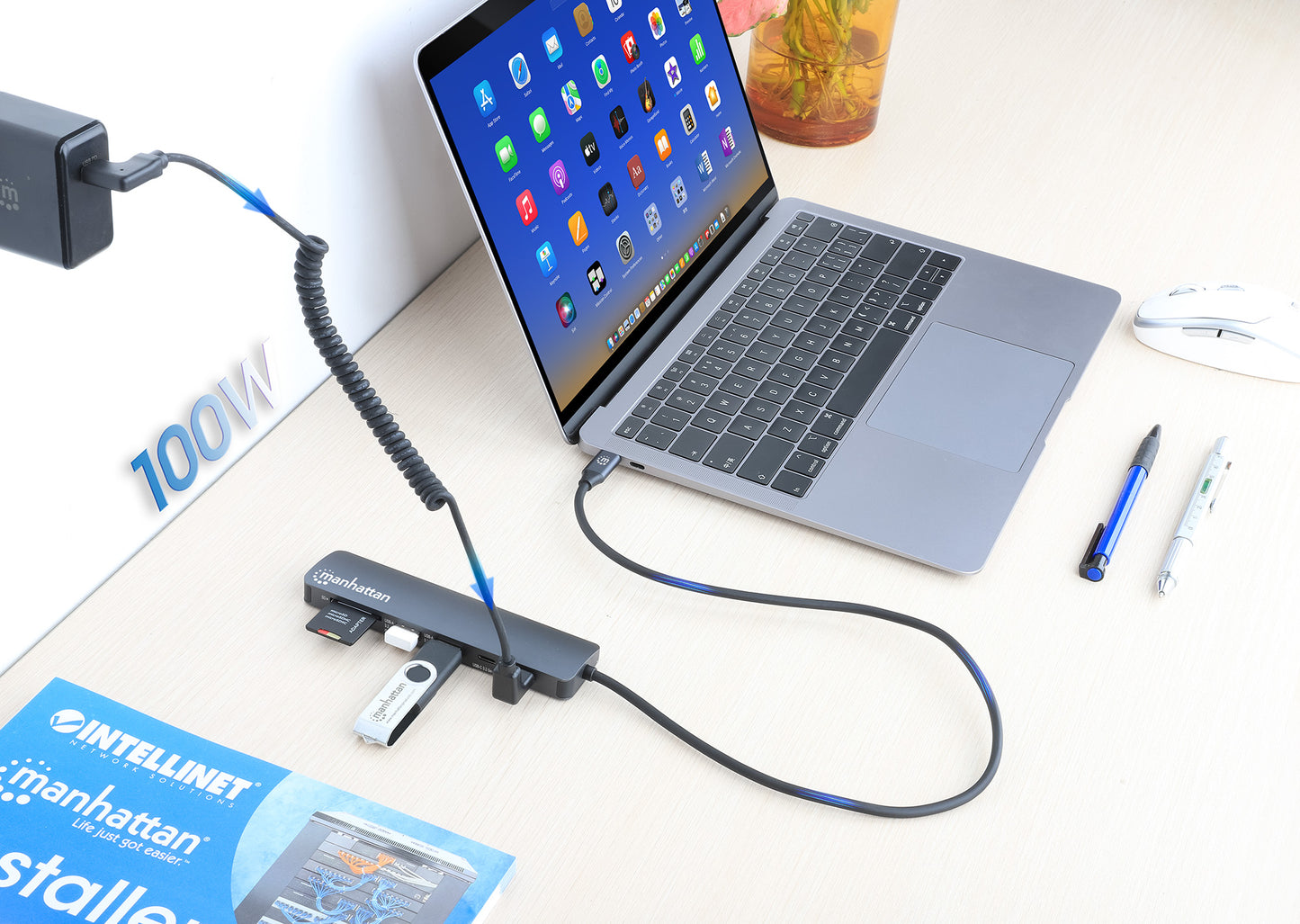 USB-C PD 7-in-1 HDMI 4K Docking Station / Multiport Hub Image 9