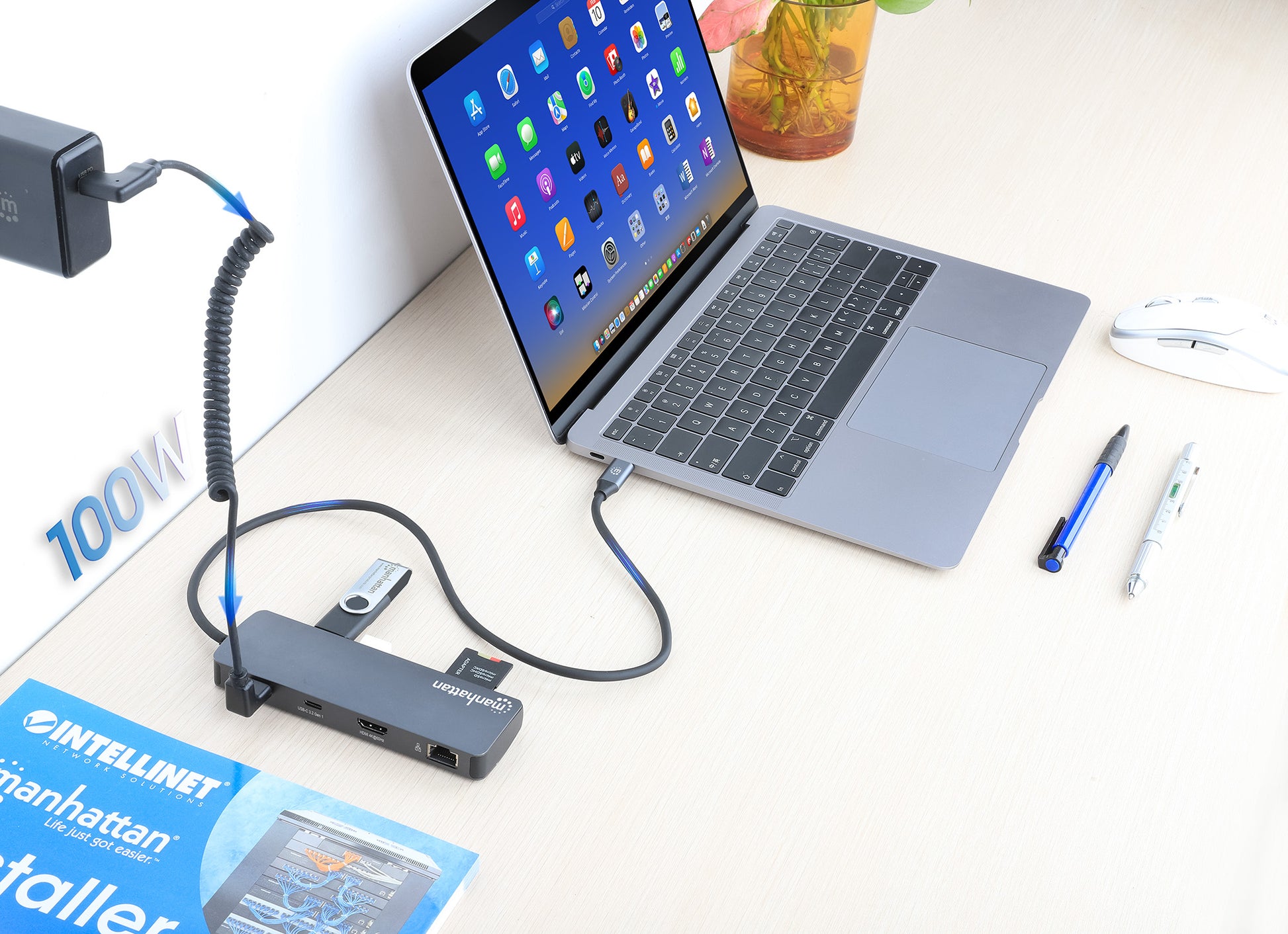 USB-C PD 9-in-1 HDMI 4K Docking Station / Multiport Hub Image 9