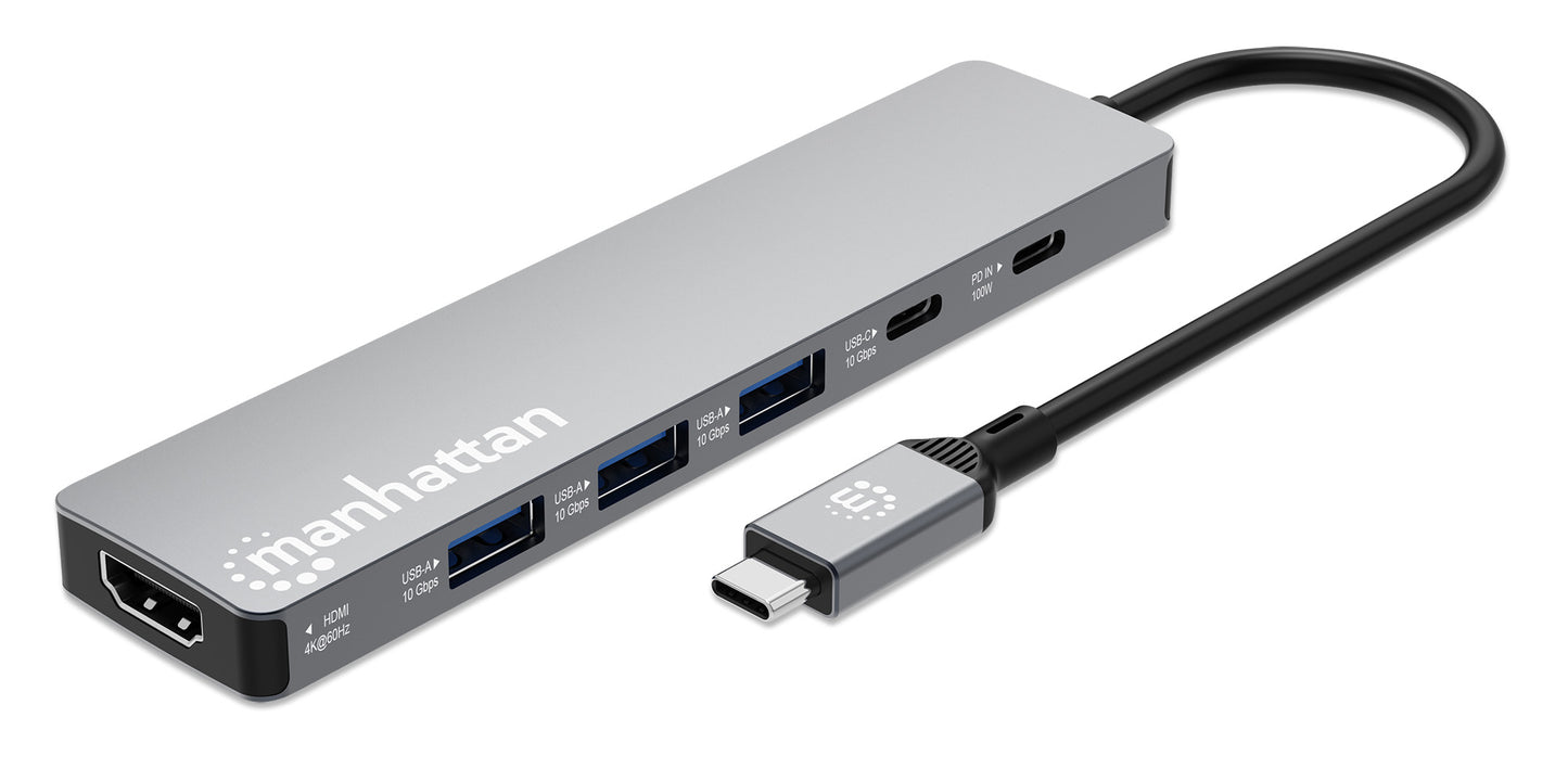 USB-C PD 6-in-1 HDMI 4K Docking Station / Multiport Hub Image 1