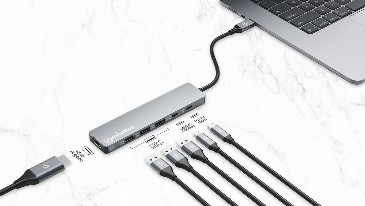 USB-C PD 6-in-1 HDMI 4K Docking Station / Multiport Hub Image 5