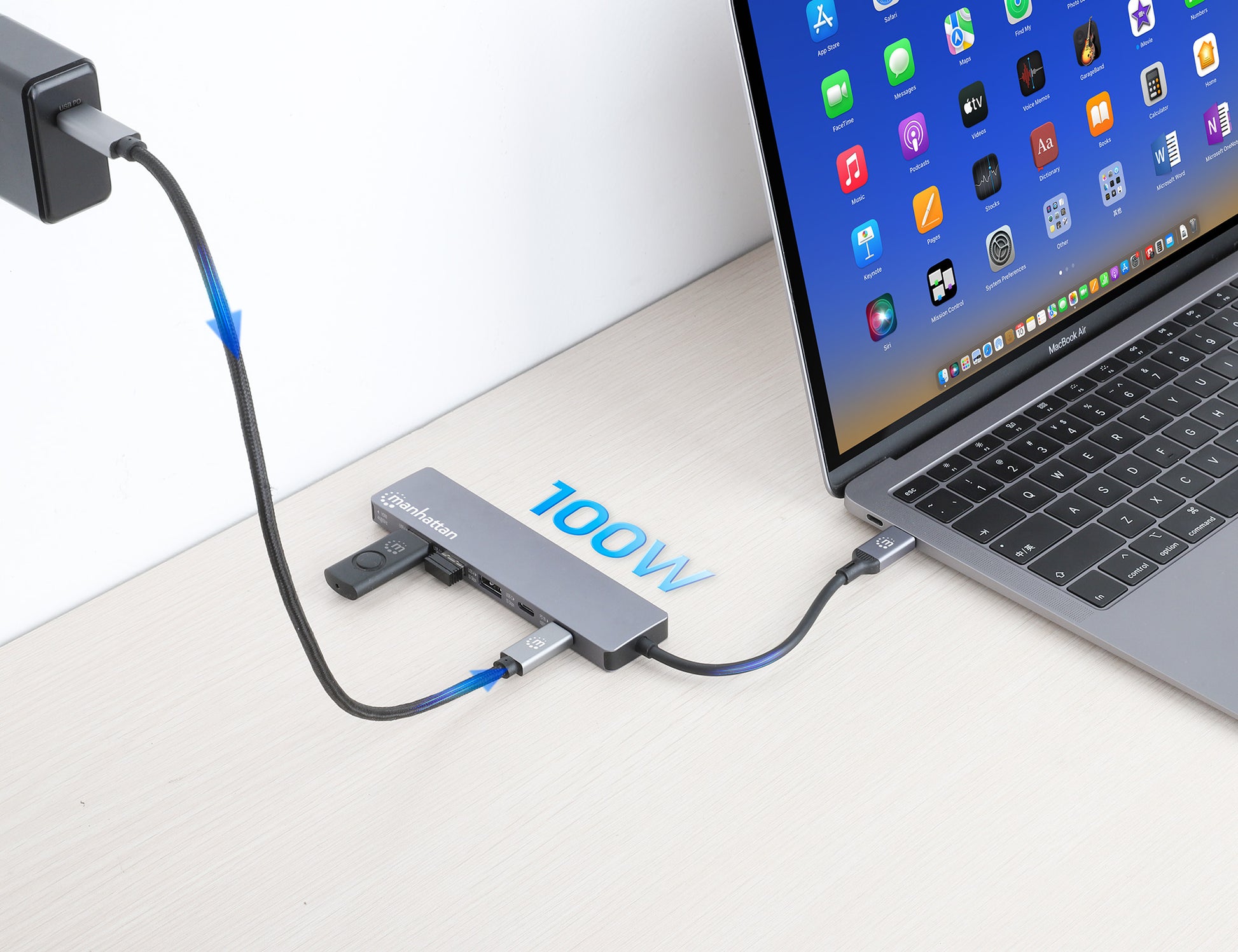 USB-C PD 6-in-1 HDMI 4K Docking Station / Multiport Hub Image 8