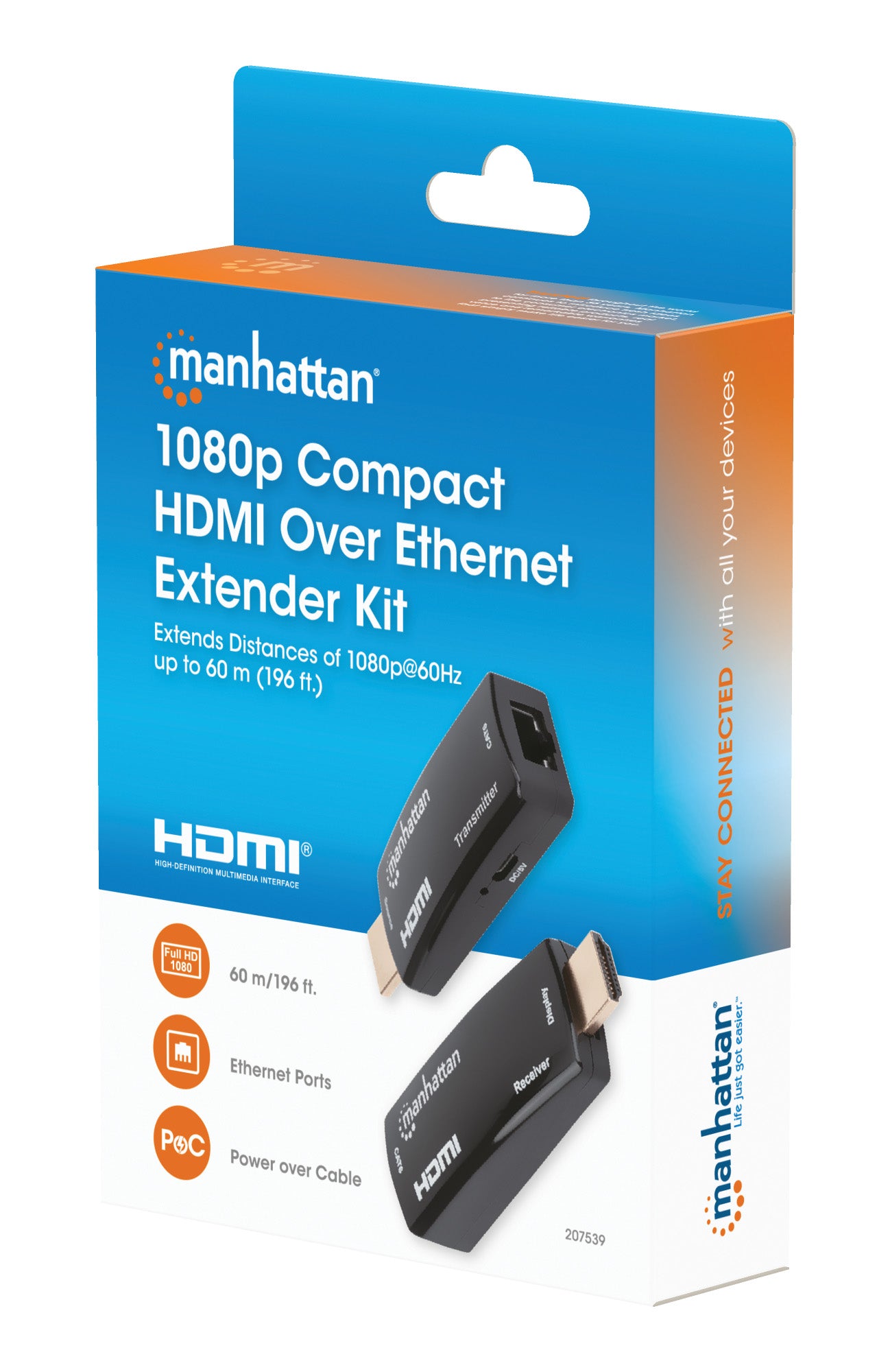 1080p Compact HDMI over Ethernet Extender Kit Packaging Image 2