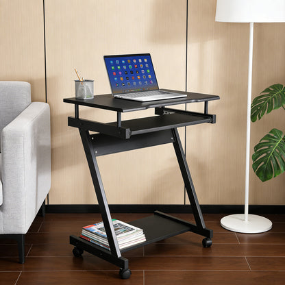 Compact Computer Desk with Slide-out Keyboard Tray Image 5