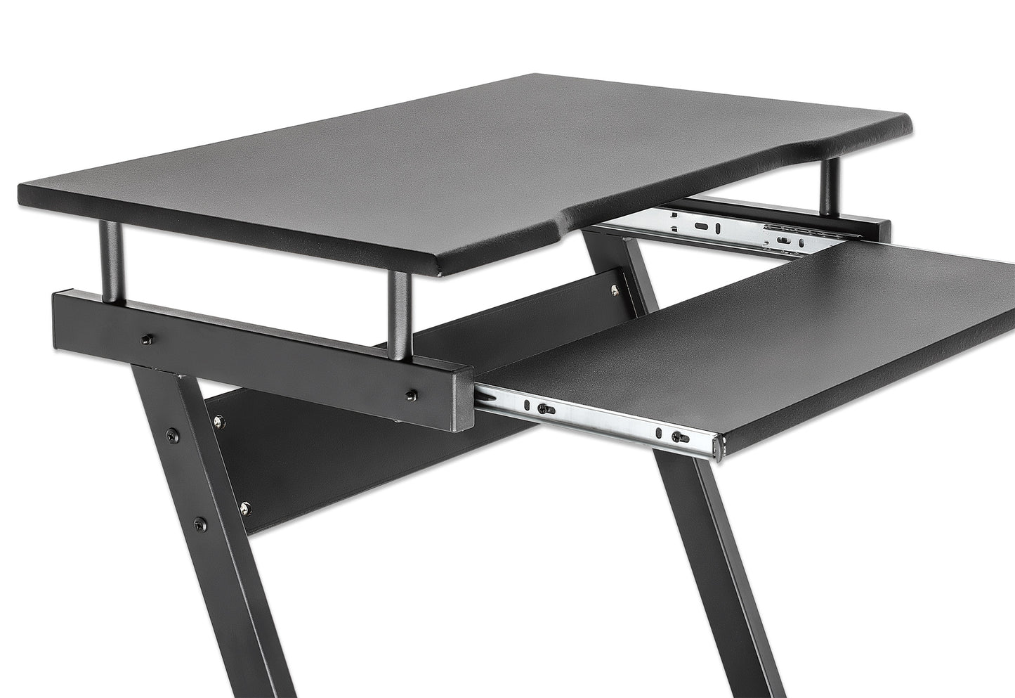 Compact Computer Desk with Slide-out Keyboard Tray Image 9