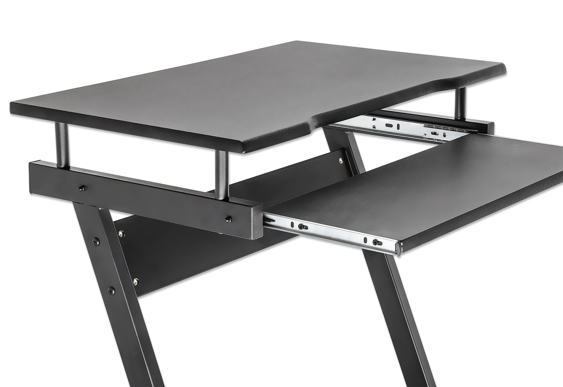 Compact Computer Desk with Slide-out Keyboard Tray Image 9
