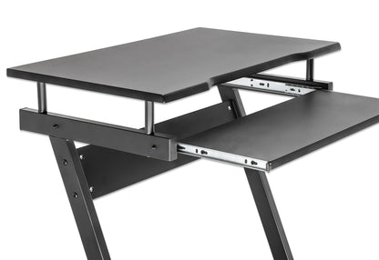 Compact Computer Desk with Slide-out Keyboard Tray Image 9
