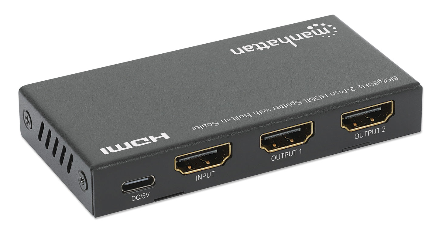 8K@60Hz 2-Port HDMI Splitter with Built-in Scaler Image 5