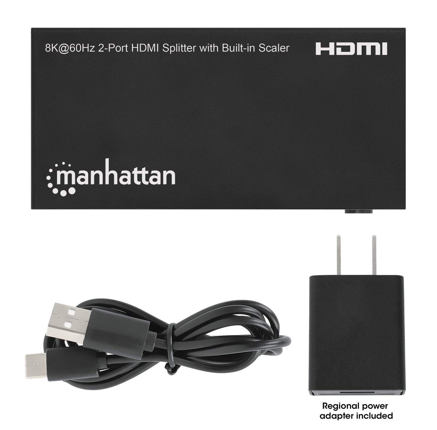 8K@60Hz 2-Port HDMI Splitter with Built-in Scaler Image 7