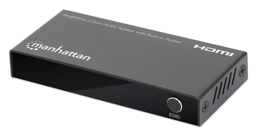8K@60Hz 2-Port HDMI Splitter with Built-in Scaler Image 1