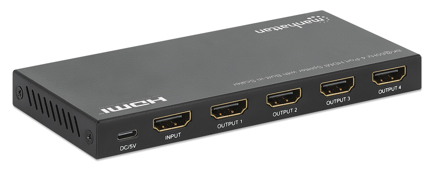 8K@60Hz 4-Port HDMI Splitter with Built-in Scaler Image 5