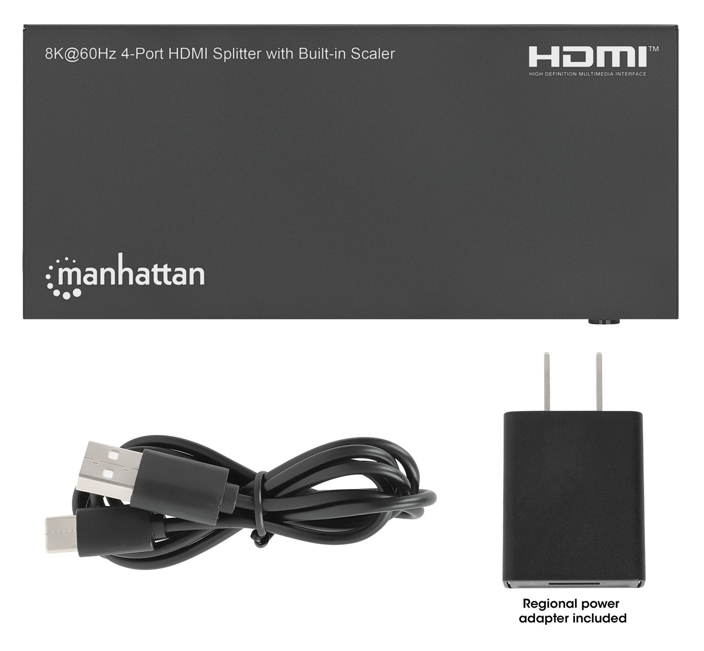 8K@60Hz 4-Port HDMI Splitter with Built-in Scaler Image 7