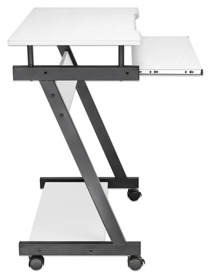 Compact Computer Desk with Slide-out Keyboard Tray Image 6