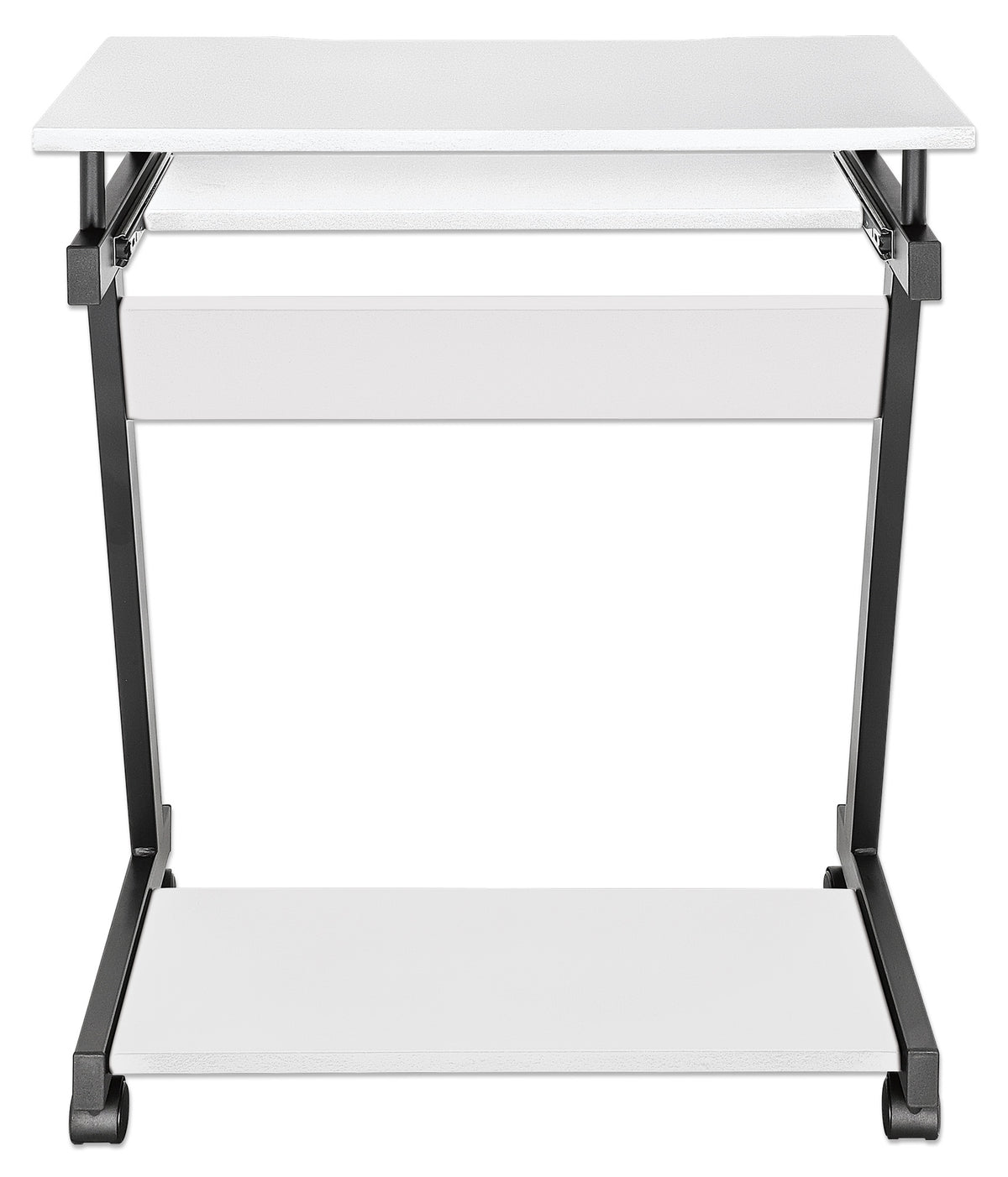 Compact Computer Desk with Slide-out Keyboard Tray Image 7