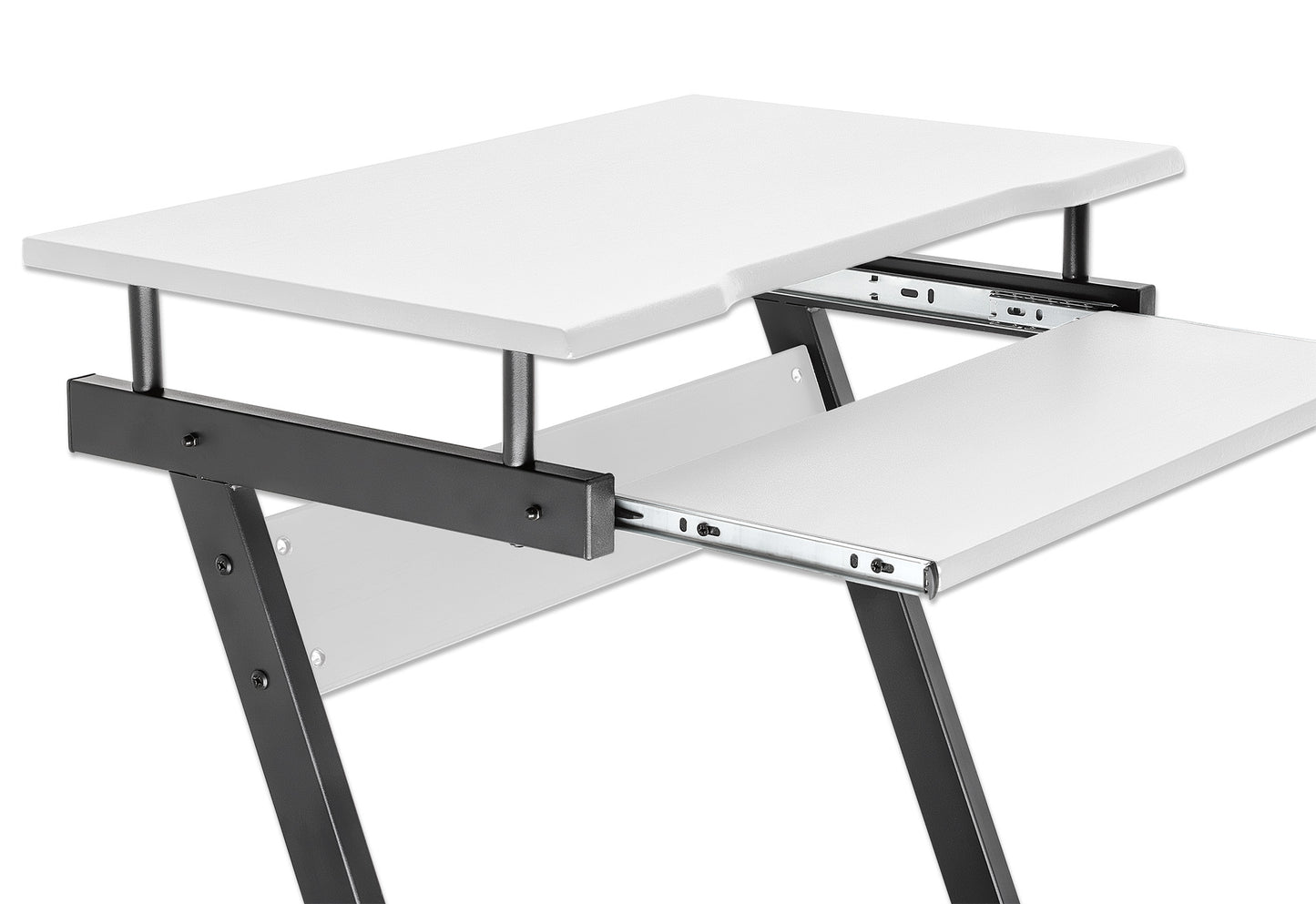 Compact Computer Desk with Slide-out Keyboard Tray Image 8
