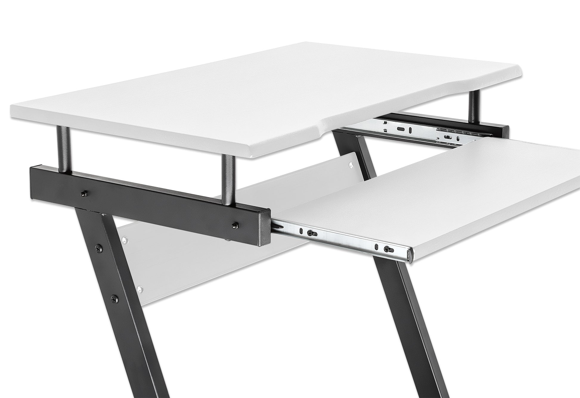 Compact Computer Desk with Slide-out Keyboard Tray Image 8