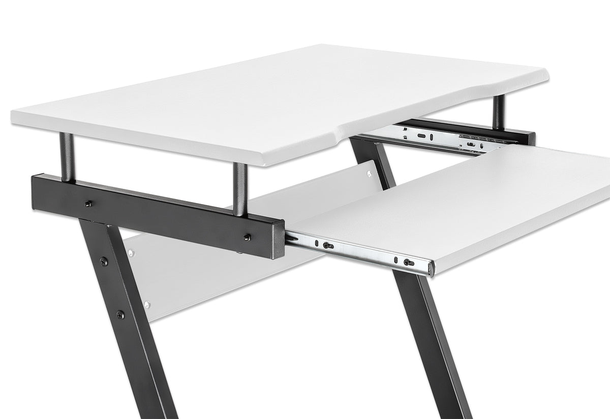 Compact Computer Desk with Slide-out Keyboard Tray Image 8