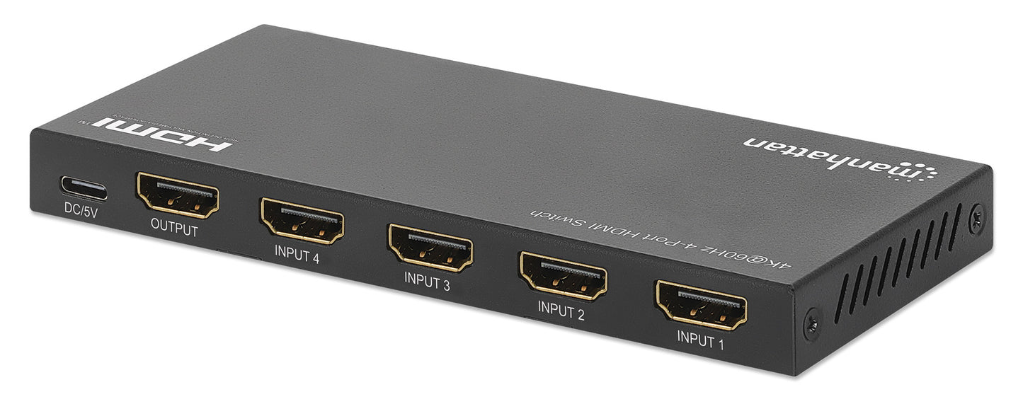 4K@60Hz 4-Port HDMI Switch Image 4