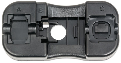 Cat6 Punch-Down Keystone Jack, Orange Image 6