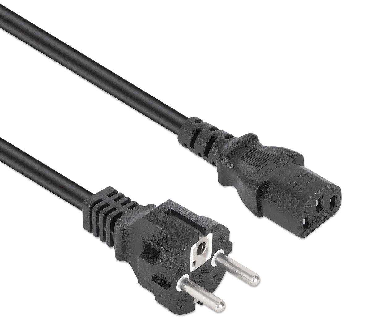 EU Power Cable C13 to CEE 7/7, 5 m Image 2