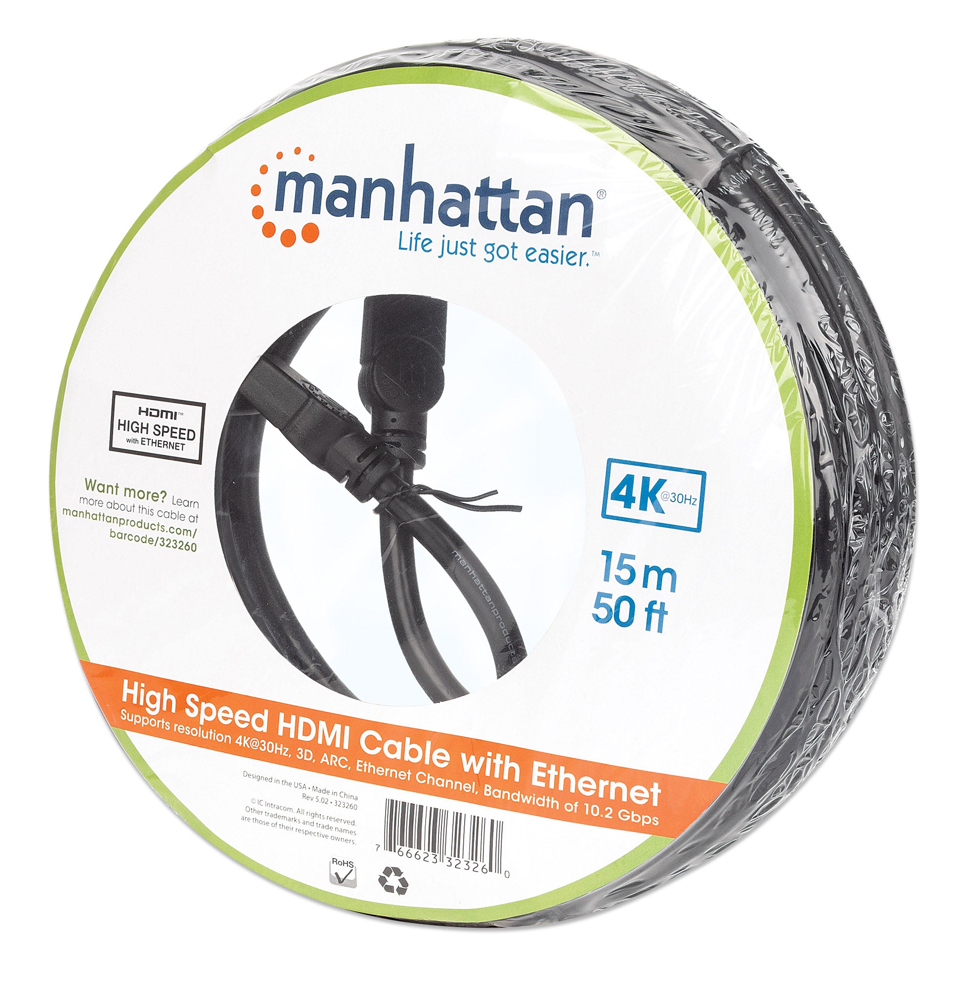 High Speed HDMI Cable with Ethernet  Packaging Image 2