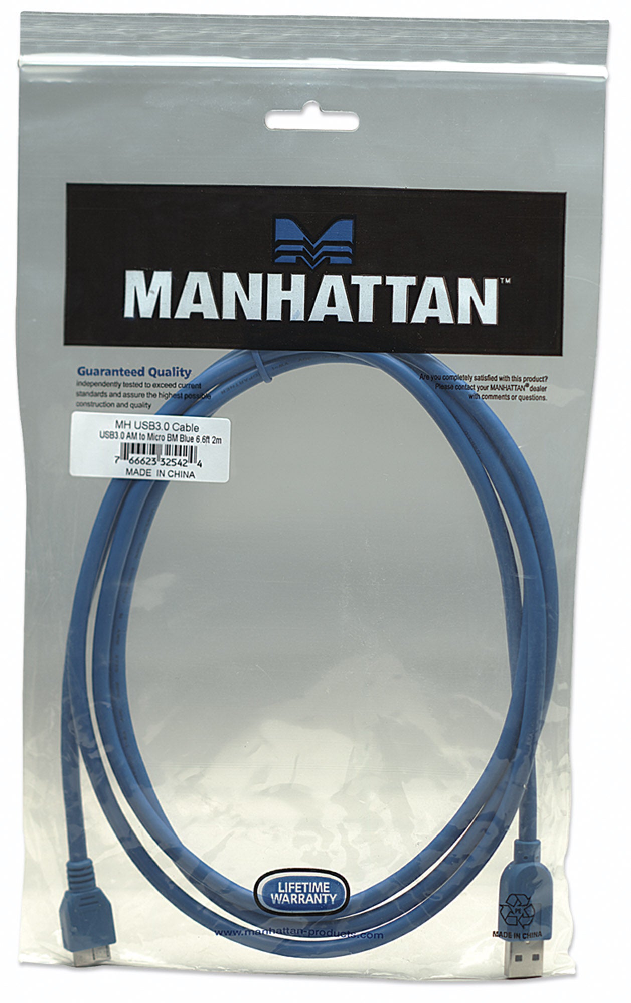 USB 3.0 Type-A to Micro-USB Cable Packaging Image 2
