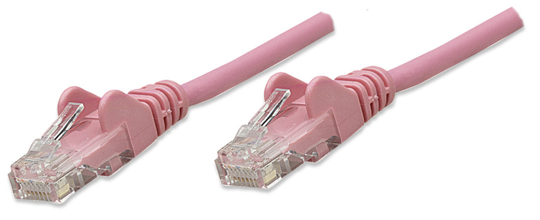 Cat6 U/UTP Network Patch Cable, 0.3 m (1 ft.), Pink Image 1