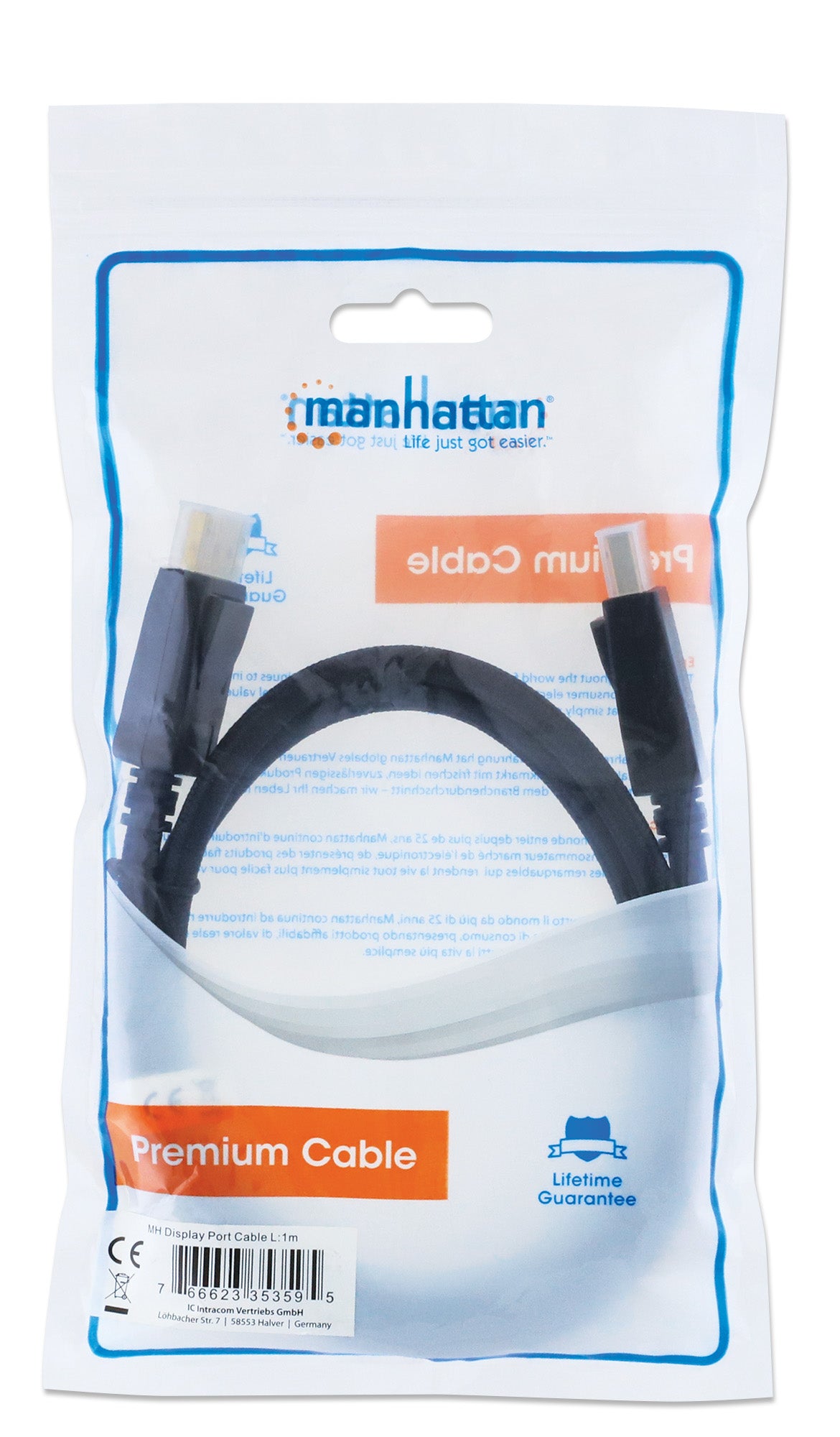 8K@60Hz DisplayPort 1.4 Cable Packaging Image 2