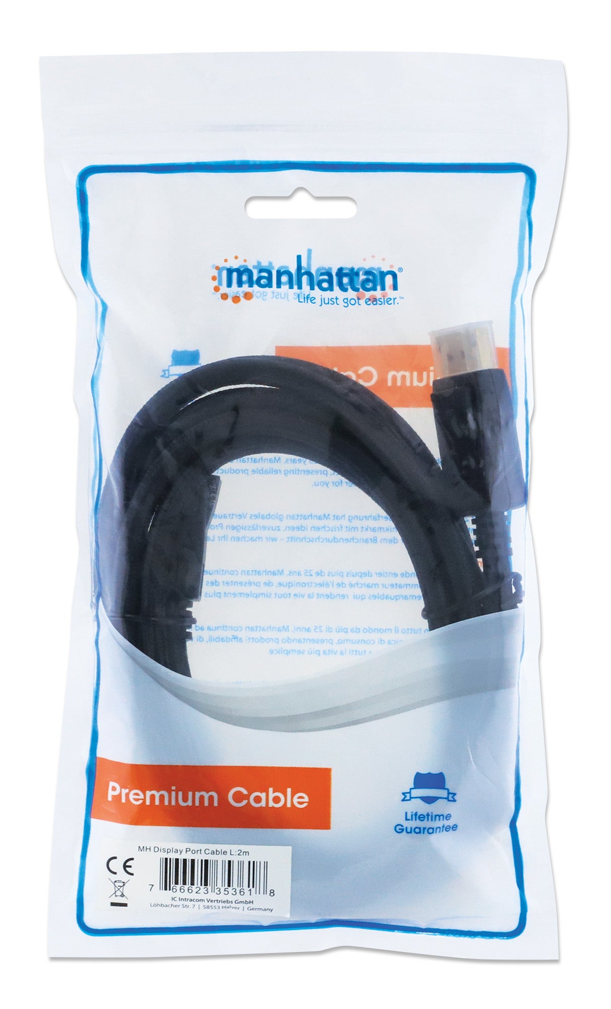 8K@60Hz DisplayPort 1.4 Cable Packaging Image 2