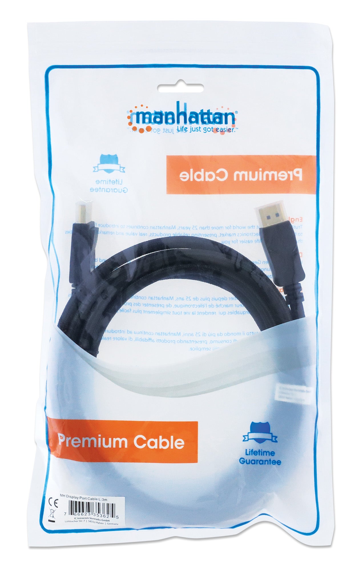 8K@60Hz DisplayPort 1.4 Cable Packaging Image 2