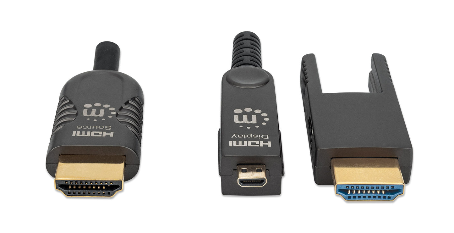 High-Speed HDMI Active Optical Cable with Detachable Connector, 30 m (100 ft.) Image 4