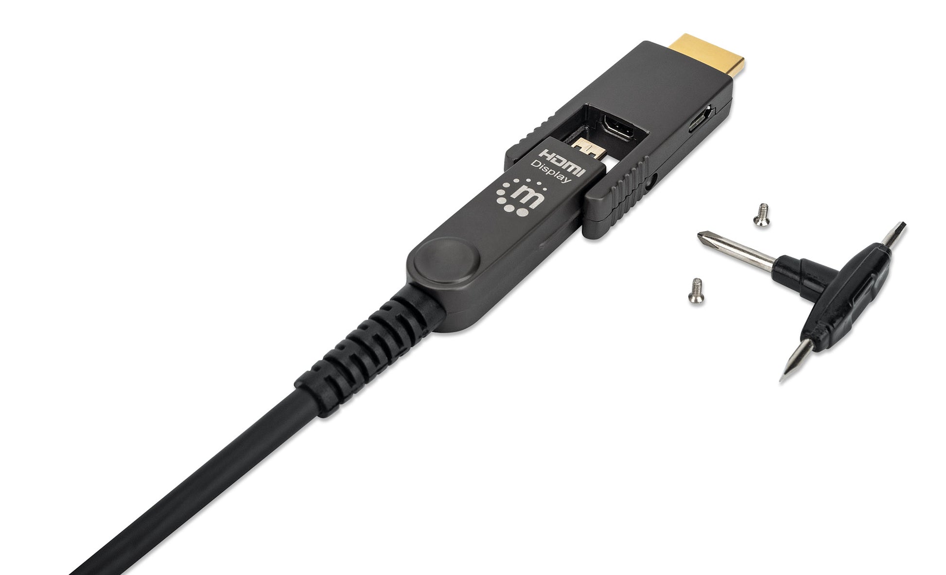 High-Speed HDMI Active Optical Cable with Detachable Connector, 30 m (100 ft.) Image 6