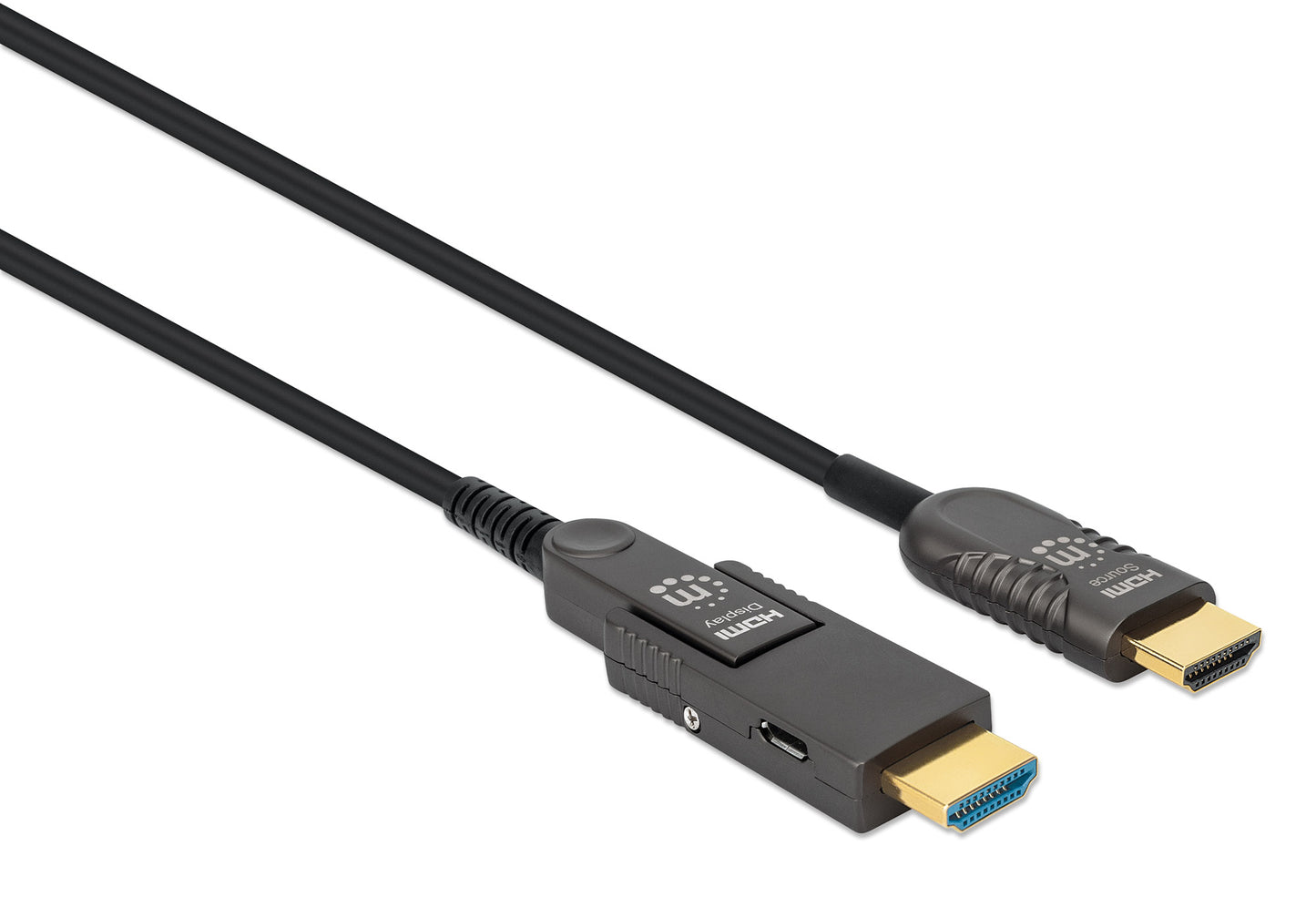 High-Speed HDMI Active Optical Cable with Detachable Connector, 50 m (164 ft.) Image 3