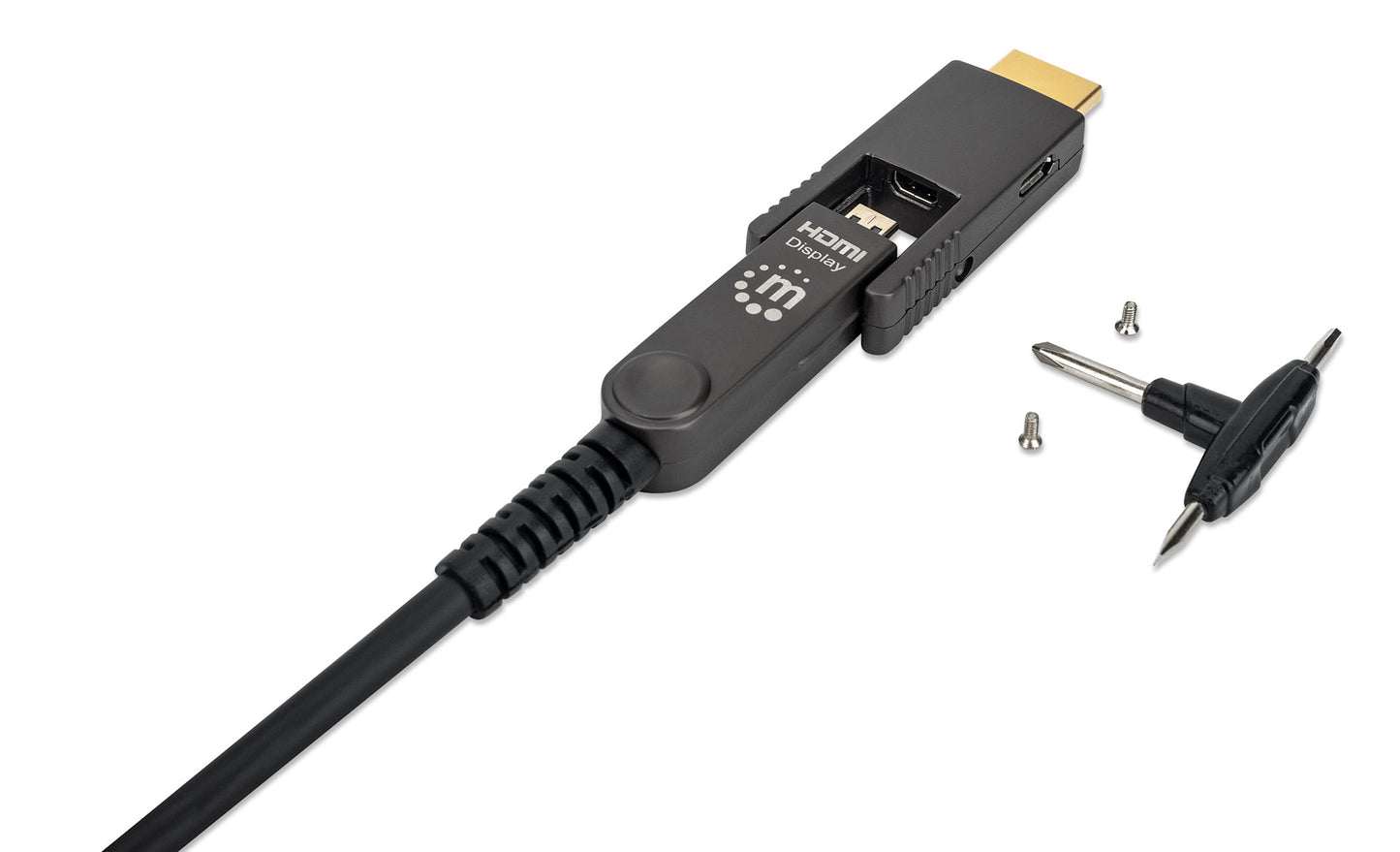 High-Speed HDMI Active Optical Cable with Detachable Connector, 50 m (164 ft.) Image 6
