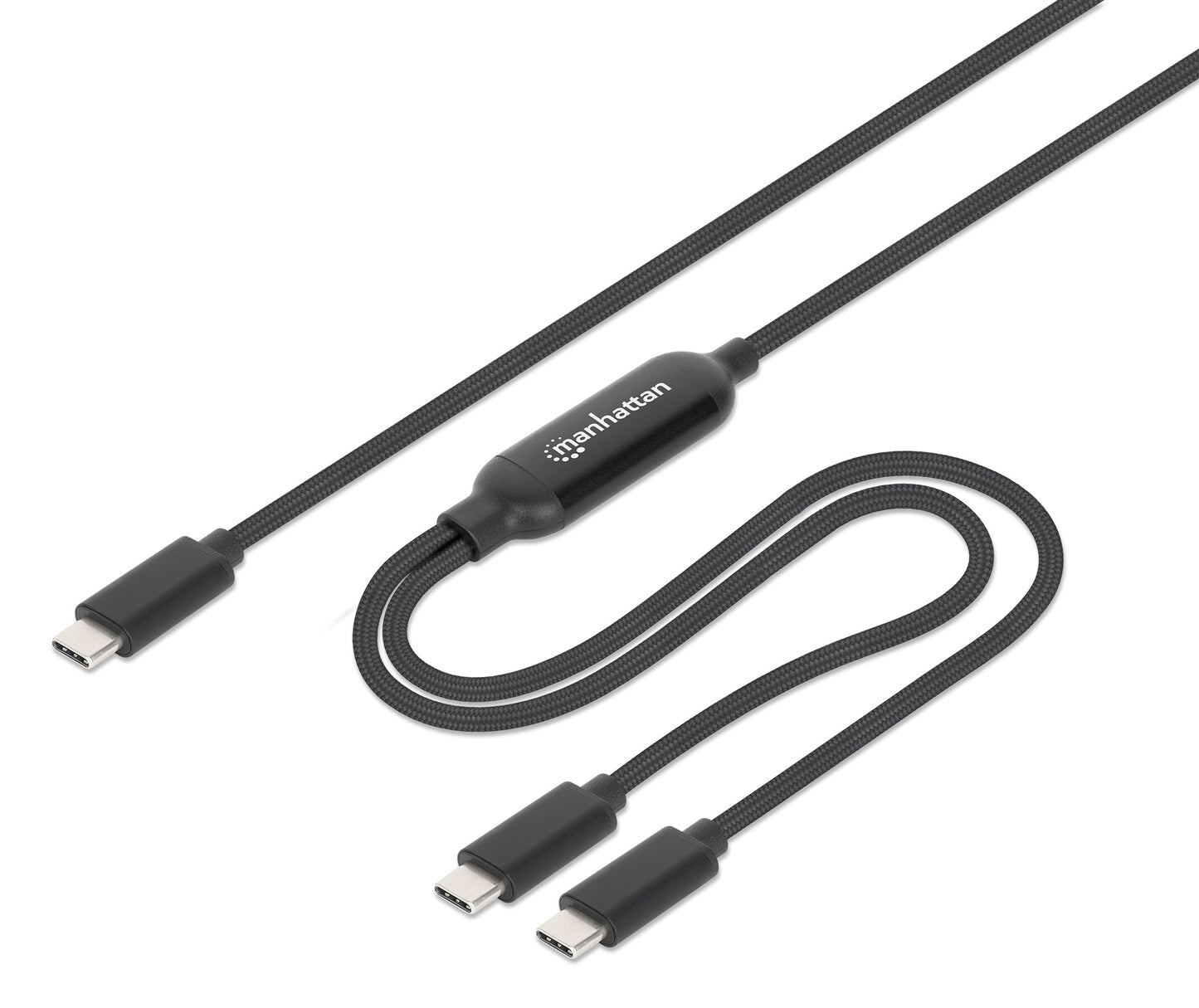 Dual USB-C Charging Cable 100 W, 2 m (7 ft.) Image 1