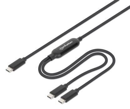 Dual USB-C Charging Cable 100 W, 2 m (7 ft.) Image 1
