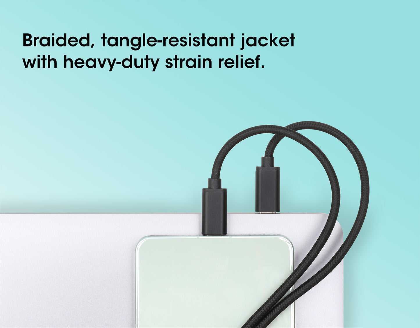 Dual USB-C Charging Cable 100 W, 2 m (7 ft.) Image 10