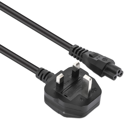 UK Power Cable C5 to BS1363, 1 m Image 2