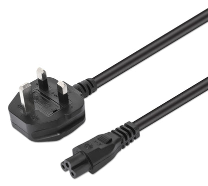 UK Power Cable C5 to BS1363, 1 m Image 1
