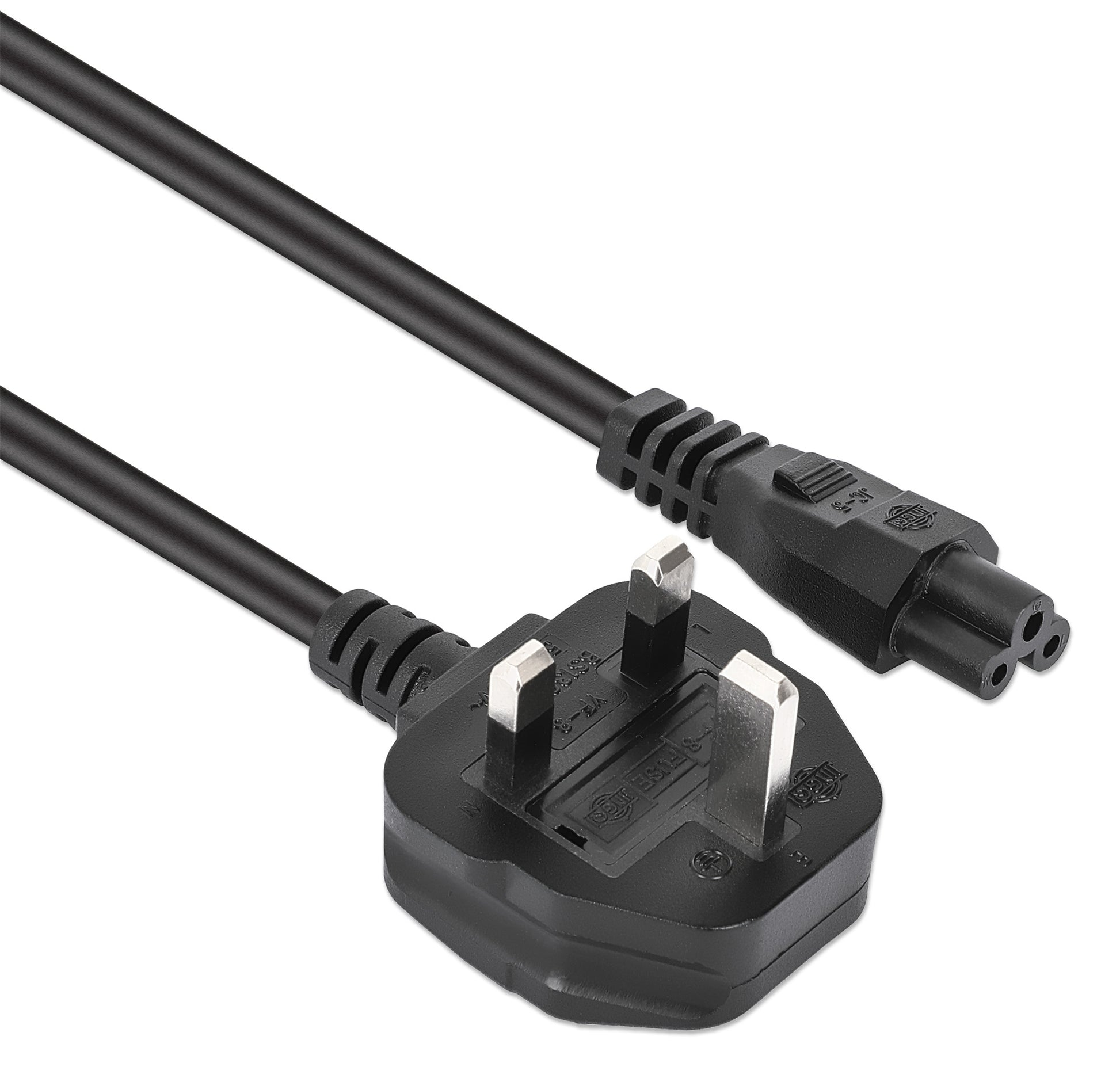 UK Power Cable C5 to BS1363, 3 m Image 2