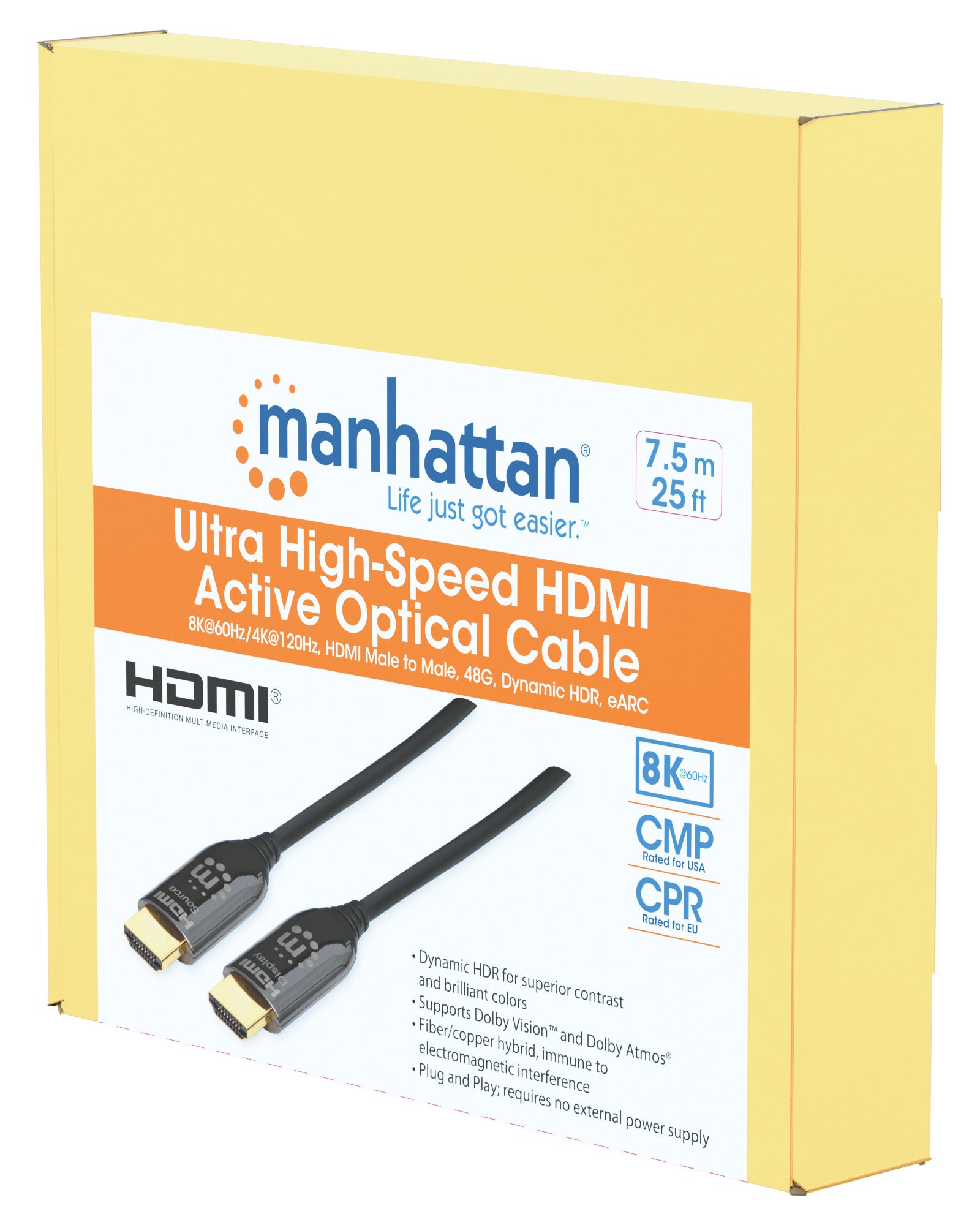 8K@60Hz Ultra High Speed HDMI Active Optical Cable Packaging Image 2