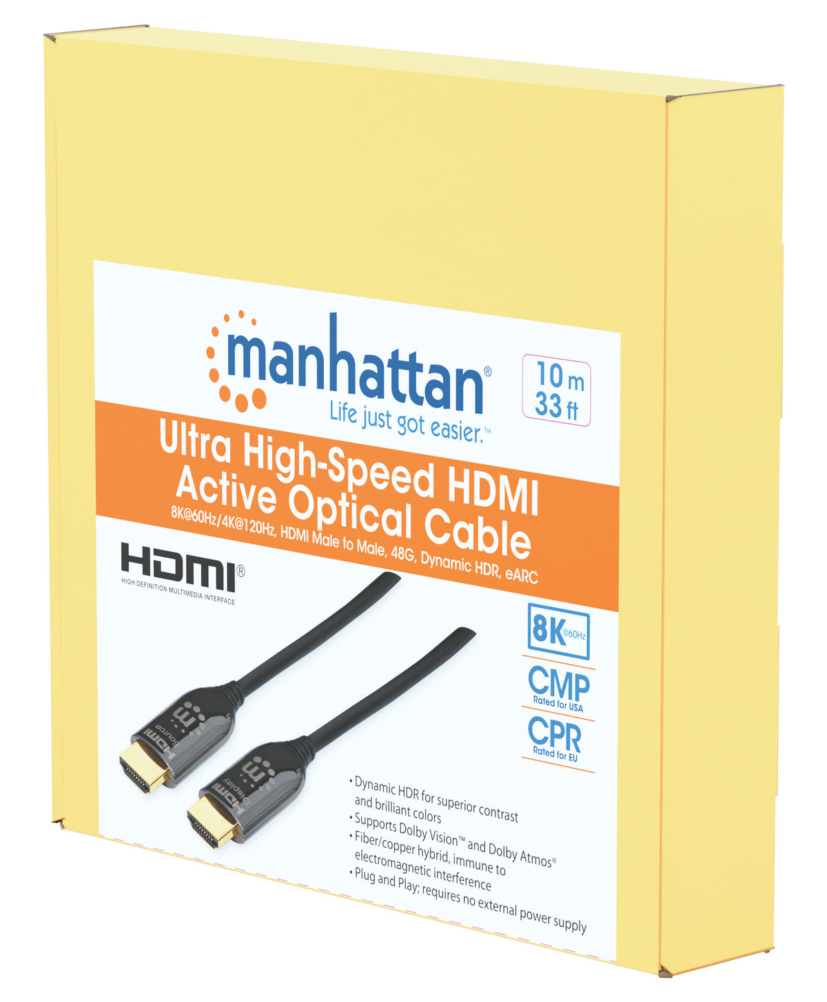 8K@60Hz Ultra High Speed HDMI Active Optical Cable Packaging Image 2