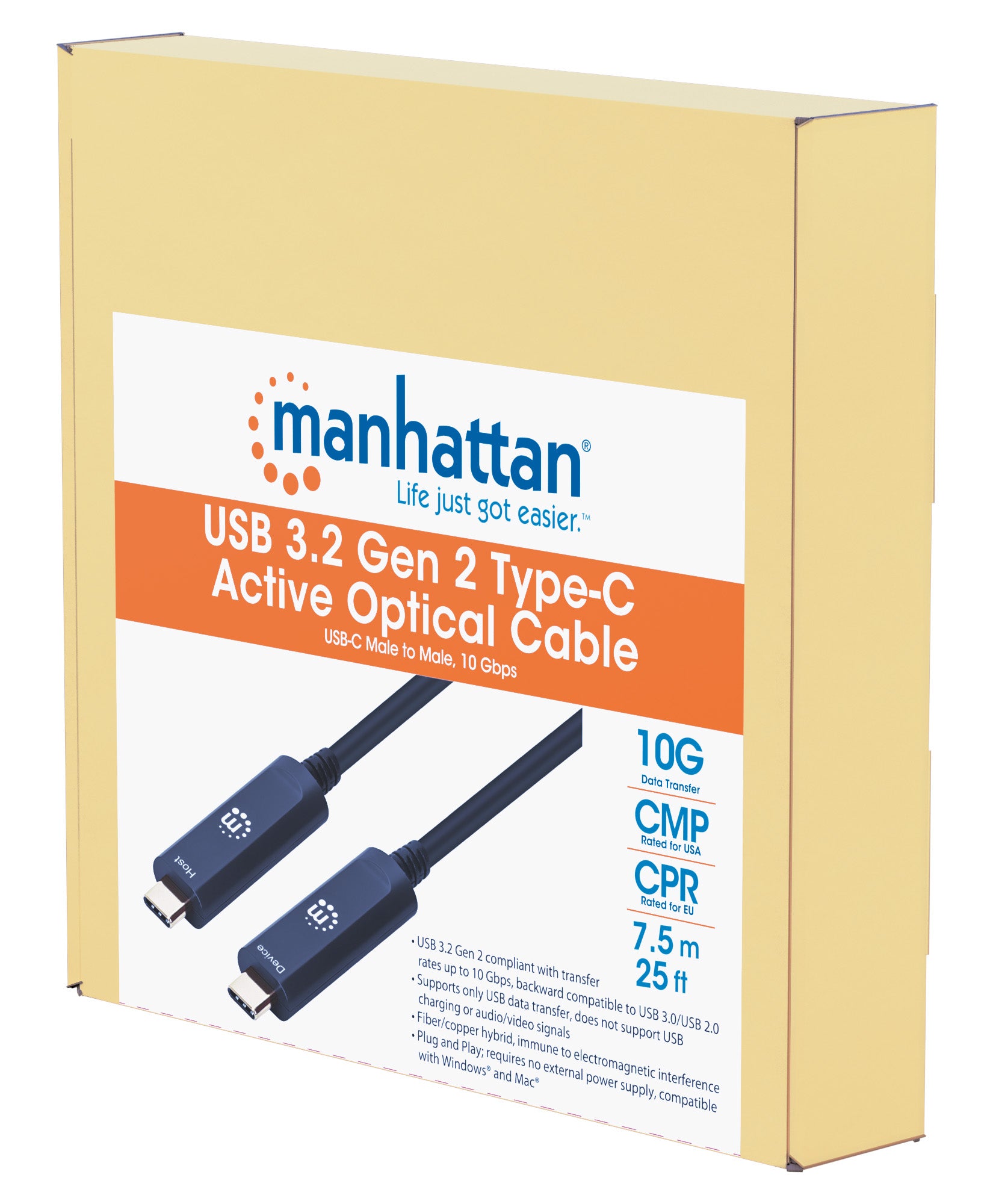 USB 3.2 Gen 2 Type-C Device Active Optical Cable Packaging Image 2