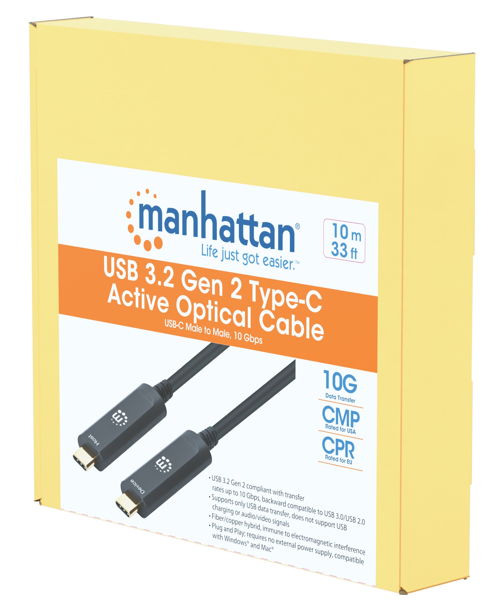 USB 3.2 Gen 2 Type-C Device Active Optical Cable Packaging Image 2