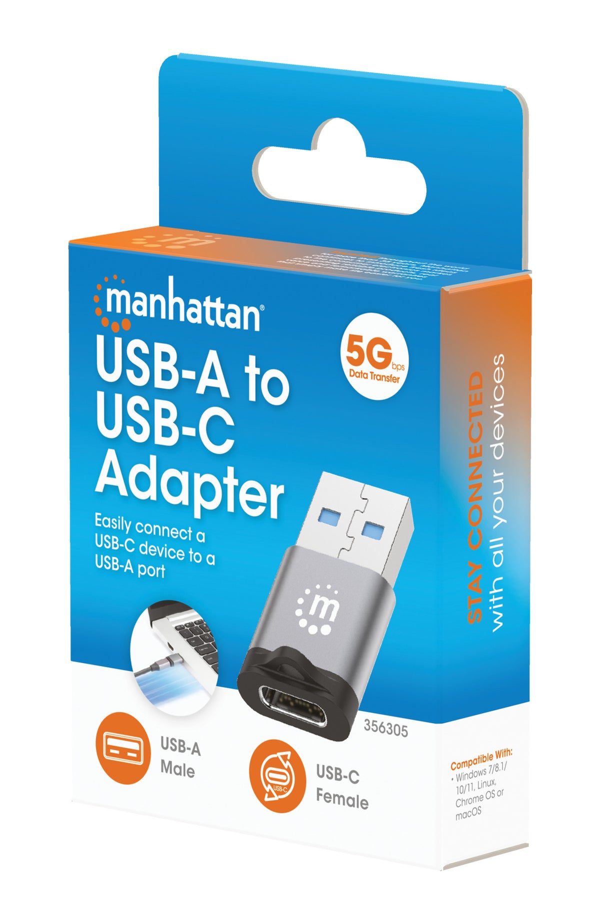 USB-A to USB-C Adapter Packaging Image 2