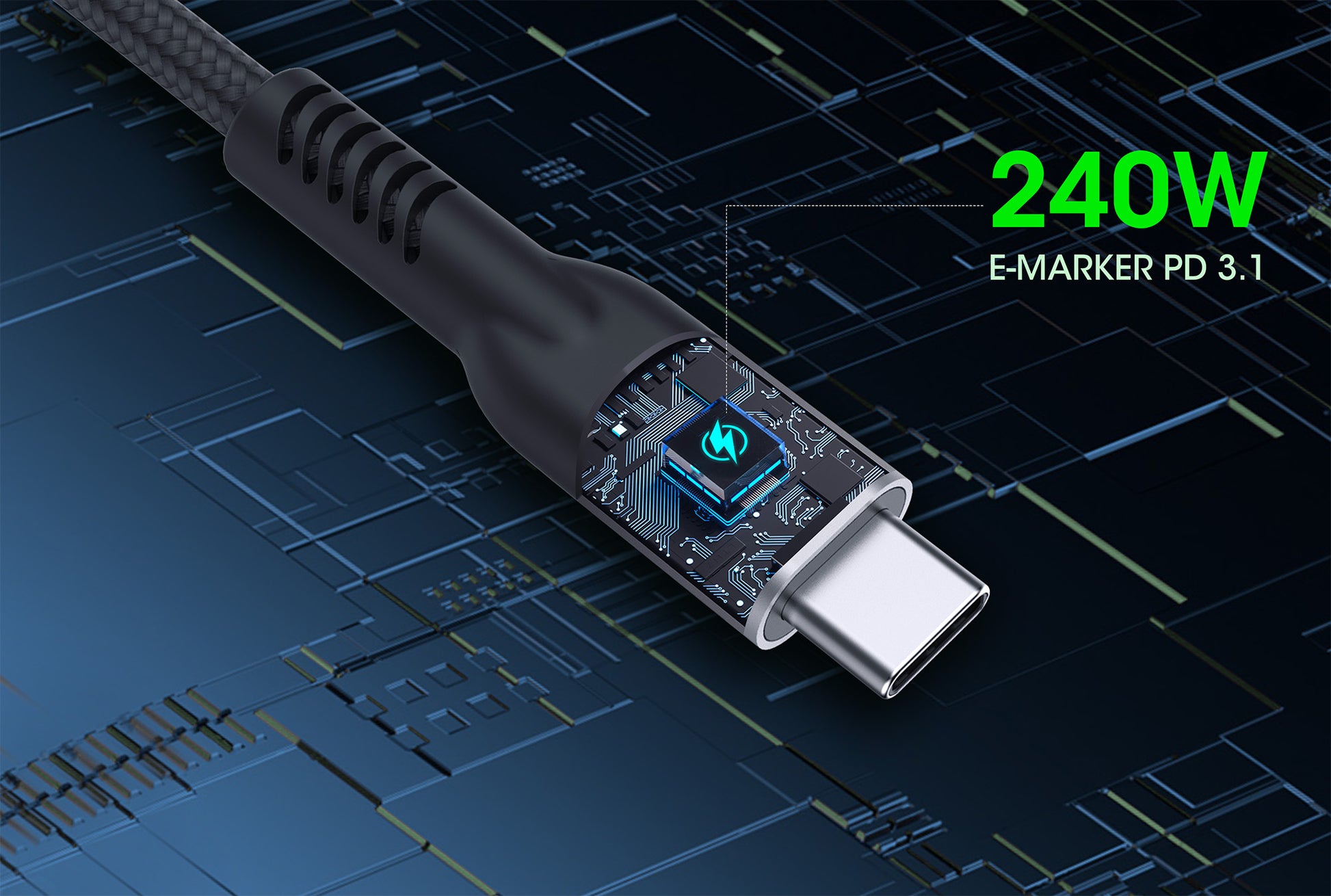 USB 2.0 Type-C EPR Charging Cable 240 W / PD 3.1 Image 11