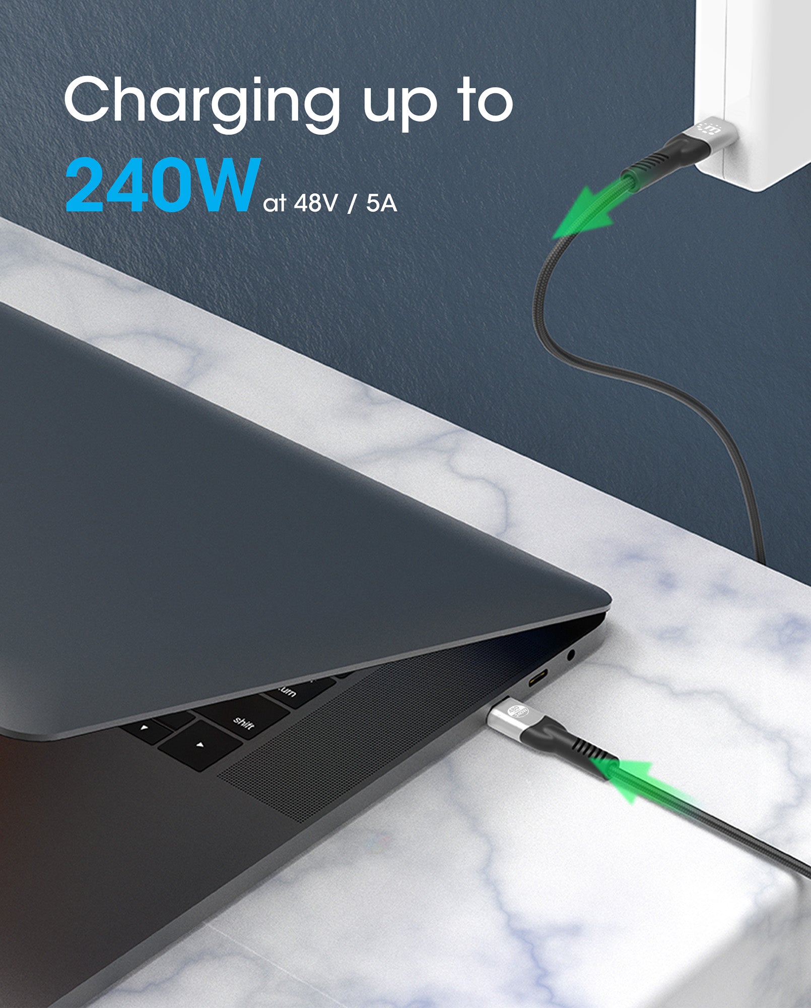 USB 2.0 Type-C EPR Charging Cable 240 W / PD 3.1 Image 7