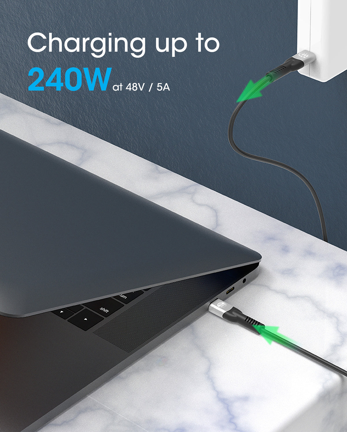 USB 2.0 Type-C EPR Charging Cable 240 W / PD 3.1 Image 7