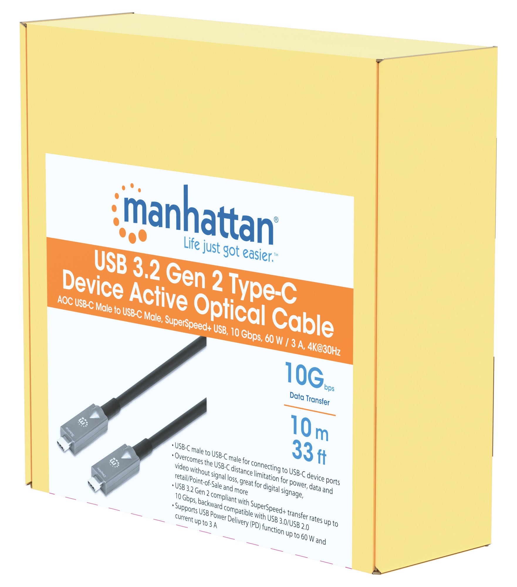 USB 3.2 Gen 2 Type-C Active Optical Cable Packaging Image 2